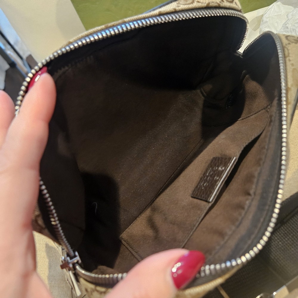 Gucci Original GG Guccissima Canvas Beige Fanny Pack Belt Bag New - Picture 11 of 13